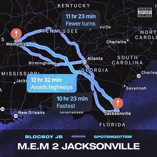 BlocBoy JB – M.E.M 2 Jacksonville Ft. SpotemGottem
